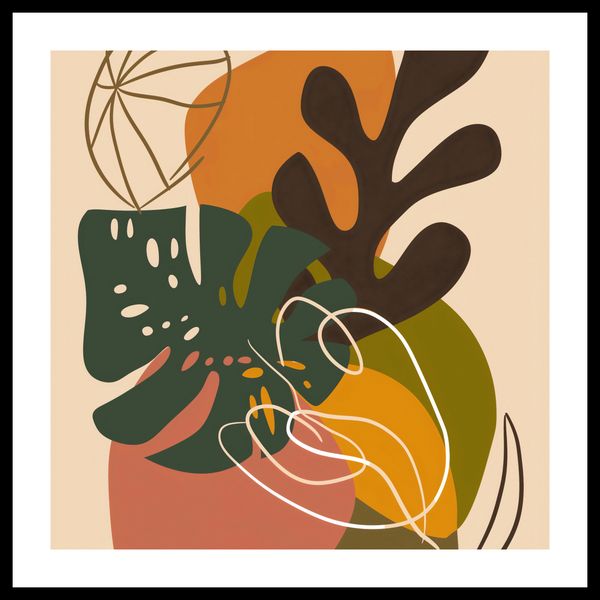 Plakat 40x40cm Leśna Kompozycja zdjęcie 3