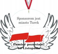 MEDAL Z PLEXI 5,5 cm nadruk UV 11 Listopada Pamiętamy personalizacja