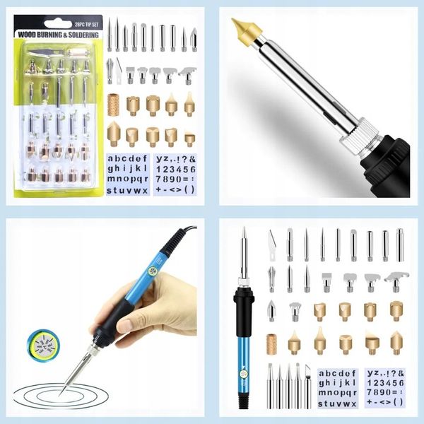 LUTOWNICA 60W wypalarka drewna PIROGRAF etui zdjęcie 3