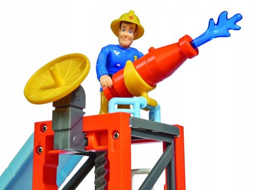 SIMBA STRAŻAK SAM JUPITER 2w1 QUAD REMIZA FIGURKA na Arena.pl