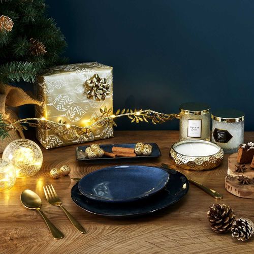 Prostokątny talerz Tierra 22x10cm niebieski na Arena.pl