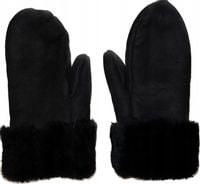 Ciepłe Skórzane Rękawiczki Damskie Zimowe Wełniane Góralskie Regionalne