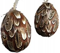 JAJKA OZDOBA WIELKANOC 2 SZT WISZĄCE 8CM NA OKNO