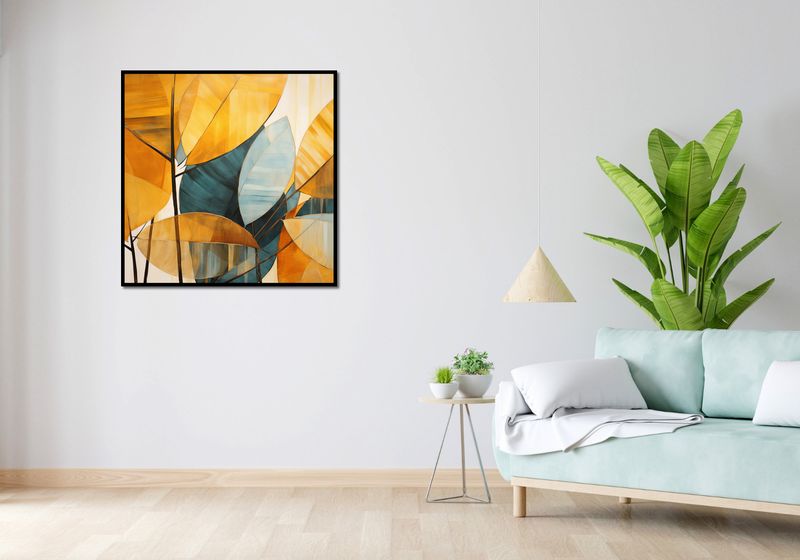 Plakat 90x90cm Harmonia Odcieni zdjęcie 4
