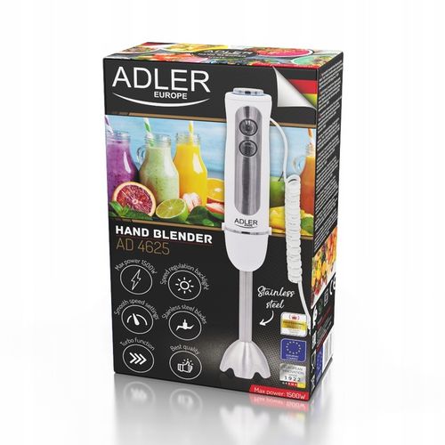 BLENDER RĘCZNY MIKSER MOCNY 1200W INOX KRUSZY LÓD na Arena.pl
