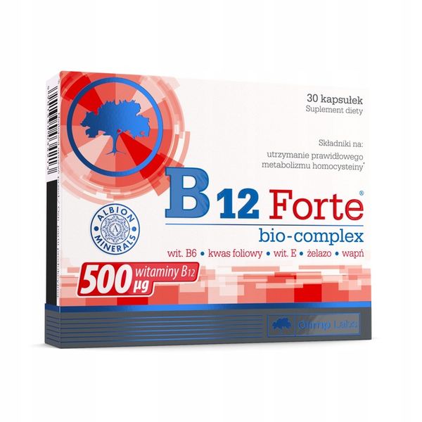 OLIMP B12 FORTE BIO-COMPLEX 2x30kaps WITAMINY B zdjęcie 2