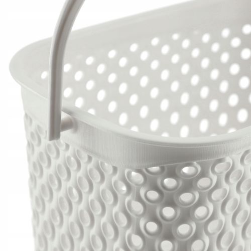 KADAX Koszyk Wiszący Na Klamerki Pojemnik Na Spinacze Biały na Arena.pl