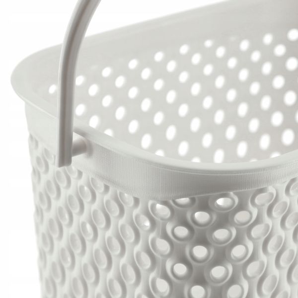 KADAX Koszyk Wiszący Na Klamerki Pojemnik Na Spinacze Biały zdjęcie 9