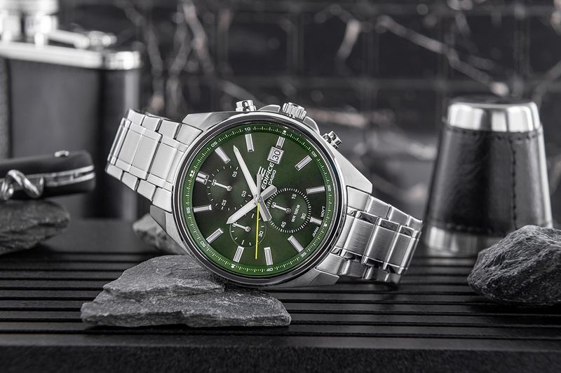 zegarek męski casio edifice efv-610d-3cvuef + box zdjęcie 5