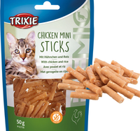 TRIXIE Mini Sticks KURCZAK Ryż mięso 67% przysmak kota nagroda 50g