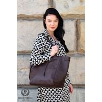 torba shopper skórzana damska na ramię paolo peruzzi in-64-br