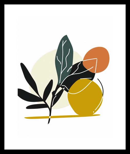 Plakat 40x50cm Elegancka Flora zdjęcie 3