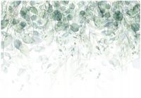 FOTOTAPETA LIŚCIE ZIELONE NATURA WISZĄCE DO SYPIALNI SALONU TAPETA 250x175