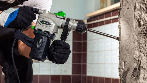 MŁOT UDAROWY MŁOTOWIERTARKA + DŁUTA, WIERTEŁA SDS+ na Arena.pl