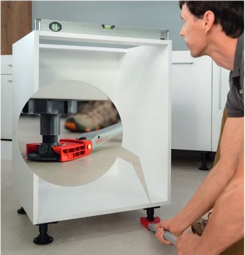 100 x Klip zatrzask cokołu AXILO oryginał Hafele na Arena.pl