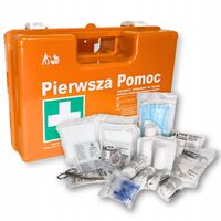 Apteczka walizka DO ZAKŁADU PRACY DO BIURA SZKOLNA K-10 DIN13164 SUPER PLUS