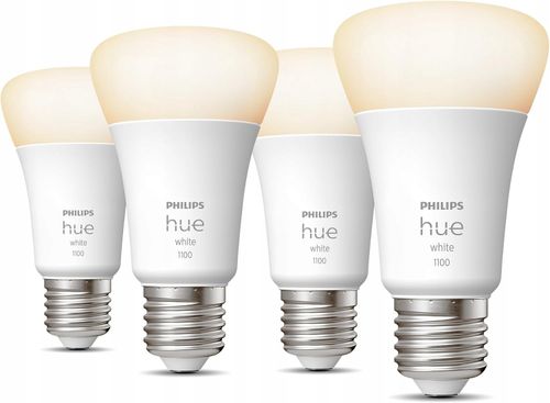 Żarówki Led E27 Inteligentne Ściemnialne Wifi 1055Lm Ciepłe Philips Hue 4X na Arena.pl