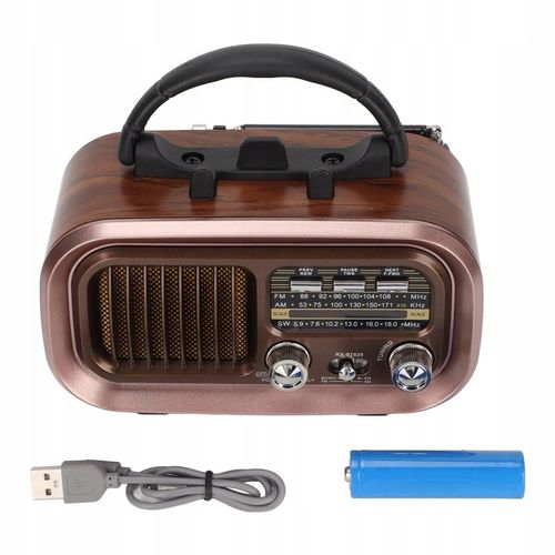 RADIO KUCHENNE RETRO KLASYCZNE AM FM SW BLUETOOTH SD TF AUX SOLAR na Arena.pl