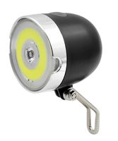 Lampka do roweru przednia czarna - COB 20 + 1 super white LED