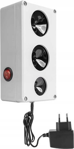 Potężny odstraszacz gryzoni, cichy, trzy głośniki, moc na Arena.pl