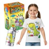 Dinozaur butelka Bidon do wody wyklejanka Prezent dla Dziewczynki Chłopca