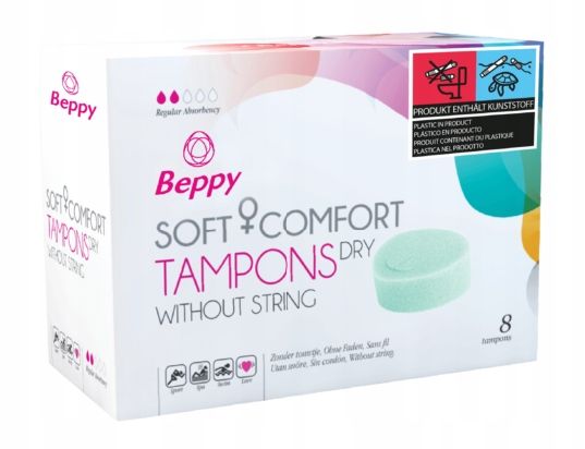 Beppy Soft+Comfort Tampon DRY 8 sztuk zdjęcie 2