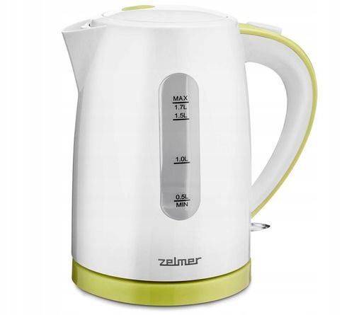 Czajnik Klasyczny BEZPRZEWODOWY Duży ZELMER ZCK7616L 2200W 1,7L LIME na Arena.pl