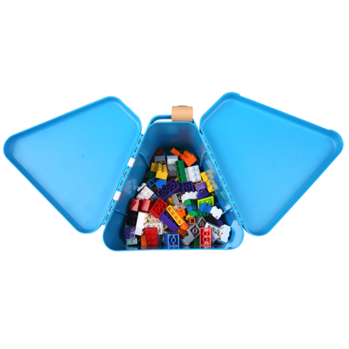 Pudełko Torba Pojemnik Do Przechowywania Zabawek Klocki Regulowany Uchwyt na Arena.pl