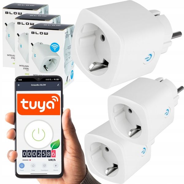 3× INTELIGENTNE GNIAZDKO WiFi SMART TUYA WATOMIERZ PROGRAMATOR TIMER zdjęcie 1