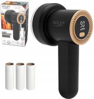 Golarka Do Ubrań Tkanin Akumulator Wyświetlacz 3 Rolki Do Ubrań Ad 9619