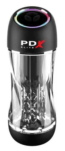 pdx elite viewtube pro - automatyczna maszyna intymna, przezroczysta, 23 cm na Arena.pl