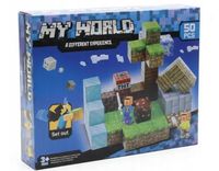 klocki magnetyczne 50el myworld 6226