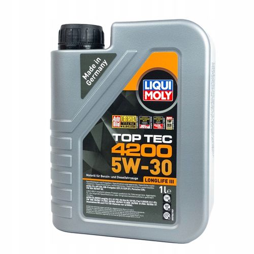 OLEJ SILNIKOWY LIQUI MOLY 8972 TopTec 4200 1L 5W30 100% ORYGINAŁ Z NIEMIEC na Arena.pl