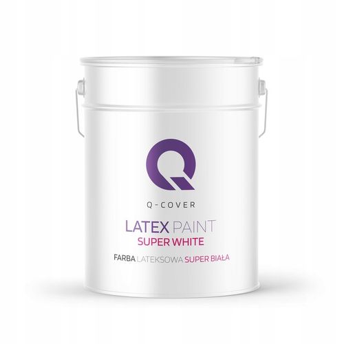 Biała Farba Do Ścian Lateksowa Super Biała 10L Głęboki Mat Czysta Biel na Arena.pl