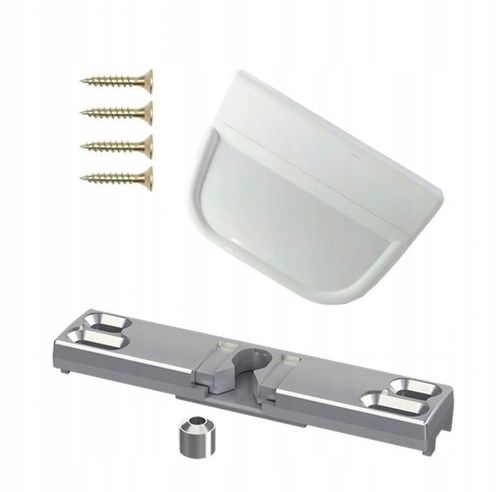 Zatrzask balkonowy + pochwyt BIAŁY uchwyt drzwi balkonowych zamek na Arena.pl