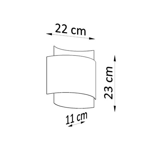 Kinkiet IMPACT biały na Arena.pl