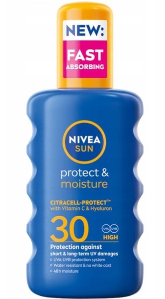 Balsam do opalania Nivea Sun Protect & Moisture 30 SPF 200 ml zdjęcie 1