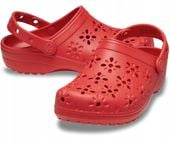 Crocs Damskie Buty Chodaki Klapki Classic Floral Cut Out 210927 Clog 37-38