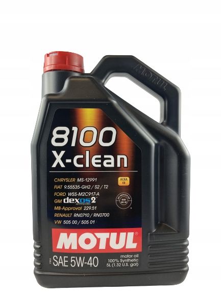 Motul 8100 X-Clean C3 5W40 5L zdjęcie 1