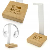 STOJAK na SŁUCHAWKI prezent 18-99 urodziny GRAWER