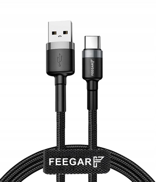 Feegar Kabel Przewód Usb Type-C Qc 3.0 5A Nylon zdjęcie 12