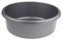 Miska okrągła kuchenna łazienkowa tworzywo VICKY 20 l 46 cm srebrna