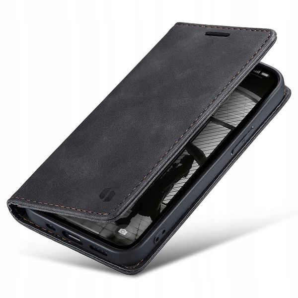 Spacecase Wallet Iphone 16E Black zdjęcie 3