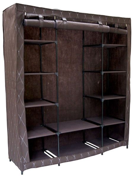 Szafa tekstylna Kaja Maxi Vitto - brąz zdjęcie 9