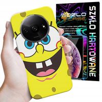 ETUI DO XIAOMI REDMI A3 4G - SPONGEBOB BAJKI GRY WYBÓR PLECKI + SZKŁO