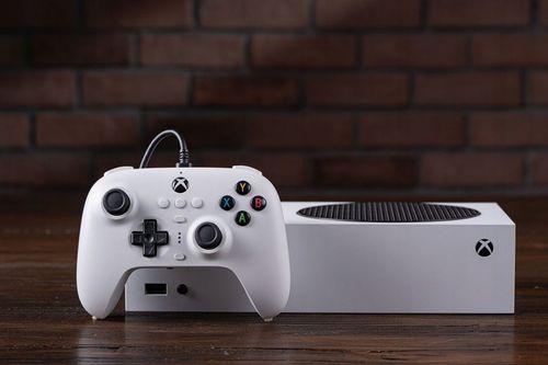 Gamepad 8BitDo Ultimate Wired Hall Effect Biały do PC Xbox Series Xbox One na Arena.pl