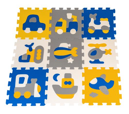 Mata Z 9 Puzzli Pojazdy Dla Dzieci 10M+ Pianka Eva + Układanka Pojazdy na Arena.pl