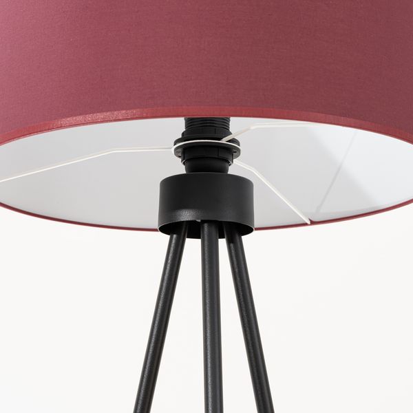 Lampa podłogowa NEVIA burgund zdjęcie 6