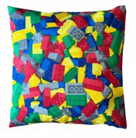 Poduszka poszewka bawełna jak KLOCKI LEGO 40x40