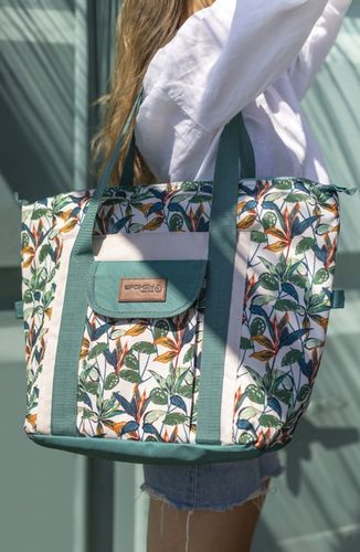 Torba termiczna plażowa z izolacją duża 28 litrów na ramię Spokey ECO WAY na Arena.pl